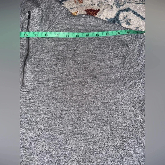 J Crew 1/4 Zip Sweatshirt Pullover Long Sleeve Sweater Sz L Mock Neck - Picture 9 of 12